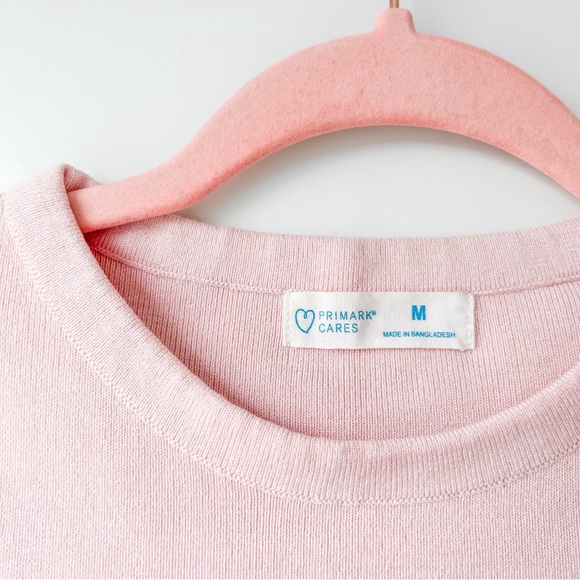 Primark light pink knit sweater vest top - Picture 2 of 9